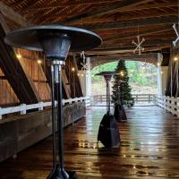 Covered Bridge and Tree Lighting