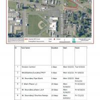 Map of affected area for Safe Routes to School project