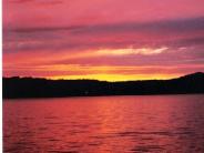 dexter lake sunset