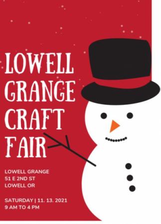 Lowell Grange Craft Fair